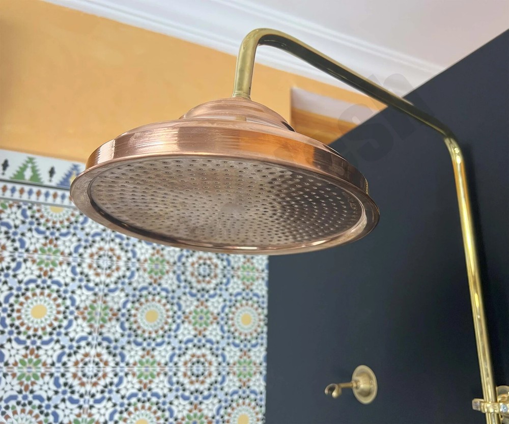 Solid Copper Shower Head - Outdoor Showerhead