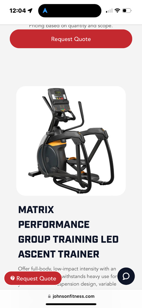 Matrix Acent Trainer Conmercial