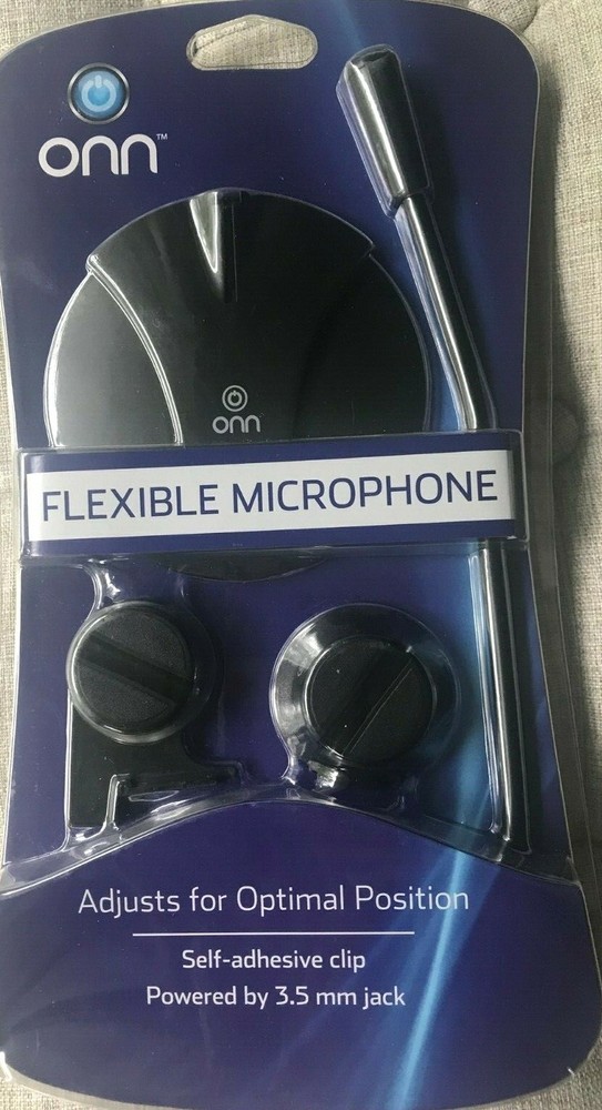 ONN Flexible Microphone for Computer! Plug & Play