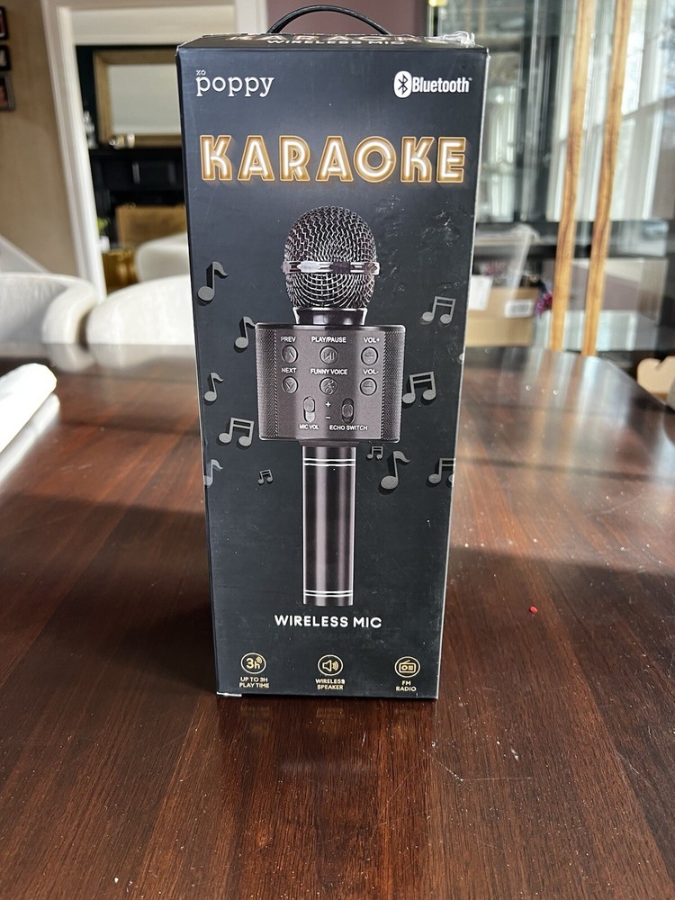 Bluetooth Karaoke Microphone Poppy