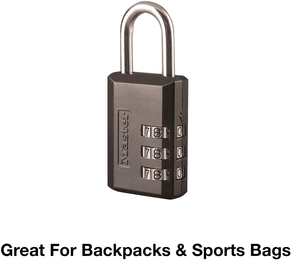 Combination Padlock, 1, Black