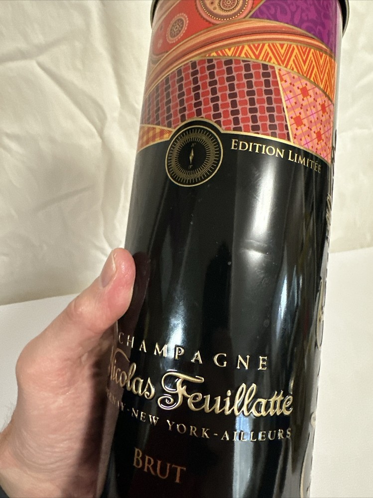 Nicolas Feuillatte Champagne Limited Edition Empty Tin Container