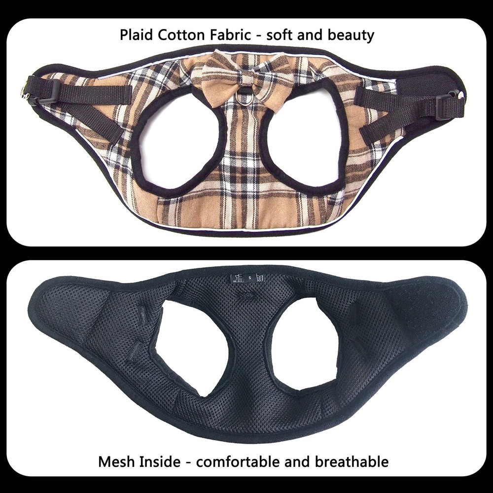 Mesh Soft Dog Harness, Adjustable No Pull Reflective Comfort Pet Vest for Dog...
