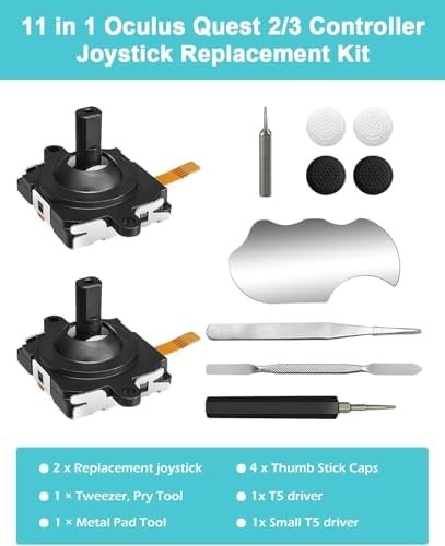 Joystick Replacement Kit for Quest Controller Repair
