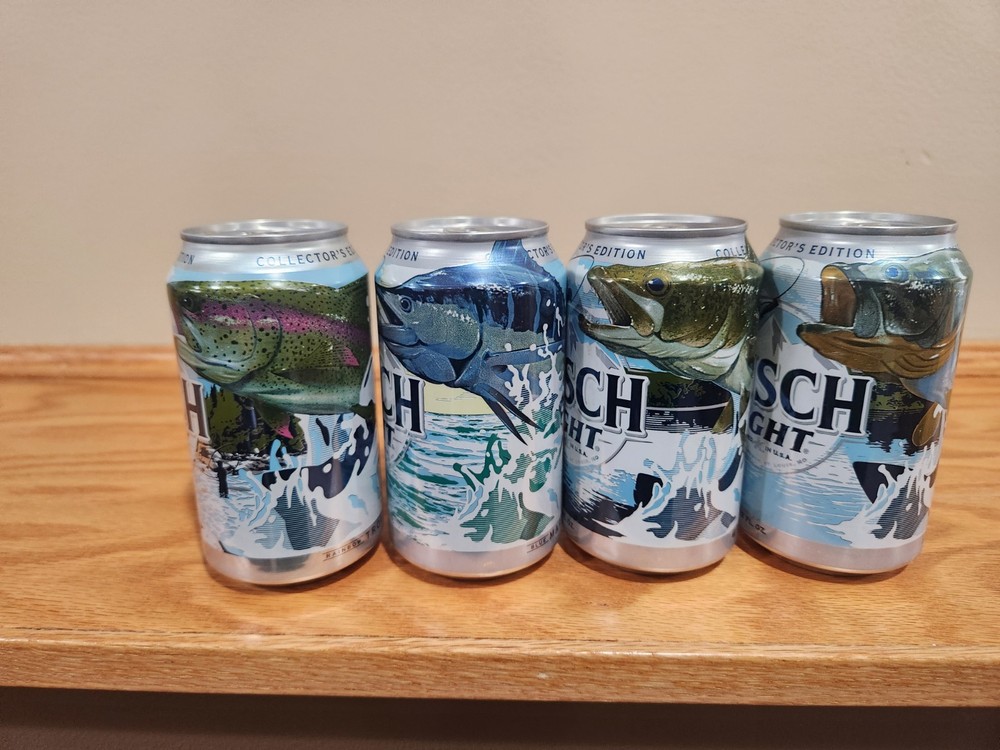 2023 Busch Light Fish Collectable Cans