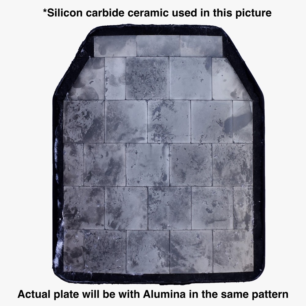 2pcs Level 3+ expanded ceramic coverage ballistic plates body armor - see video