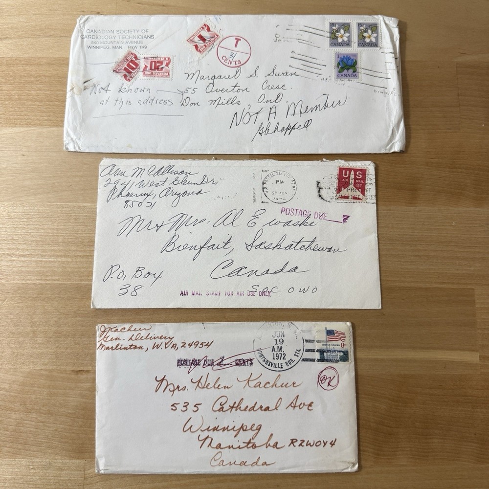 Incredible Canada Postage Due Cover Collection + Embargo, Excise, Rate Increases