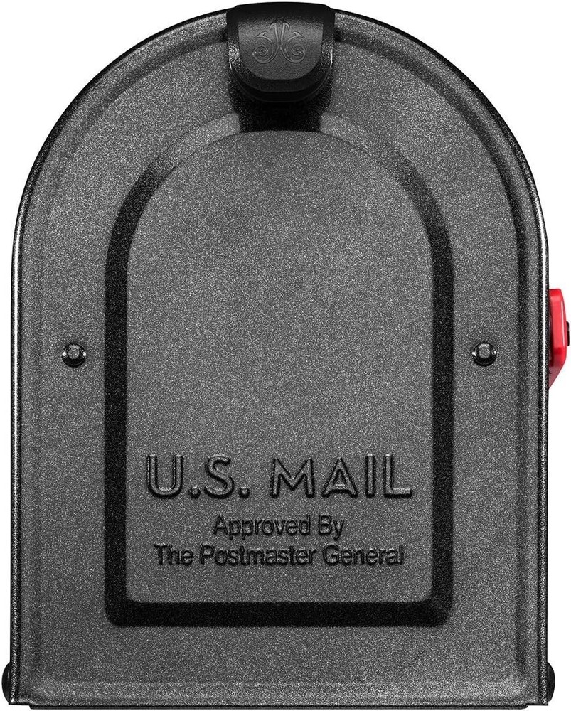 Galvanized Steel Post Mount Mailbox