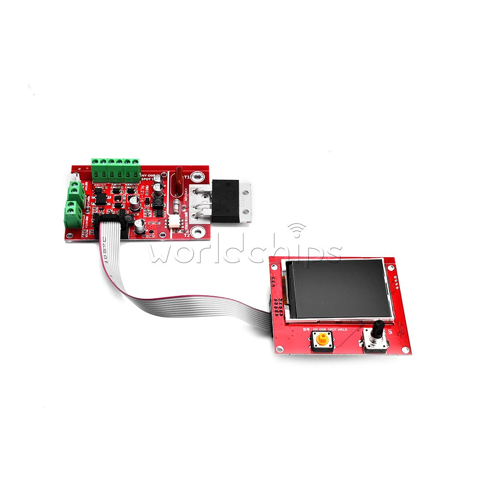 NY-D08 100A Color LCD Spot Welding Machine Control Board Panel Controller Welder