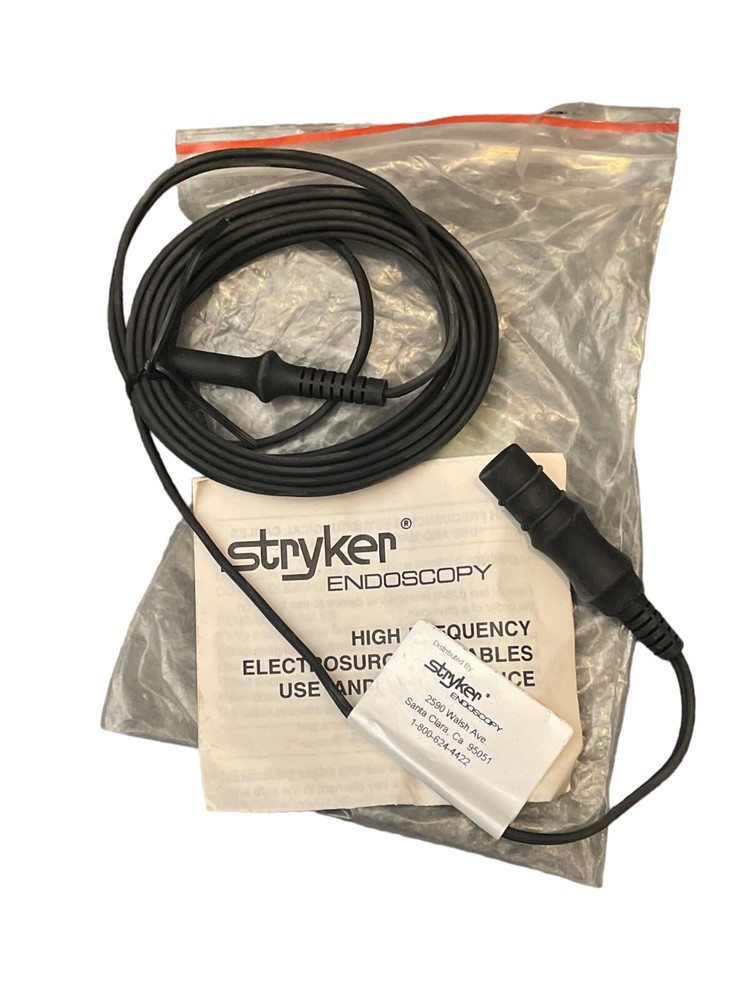 Stryker Endoscopy 250-040-013 Reusable High Frequency Bipolar Cable