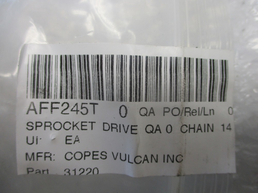 COPES VULCAN INC 31220 SPROCKET NSNP