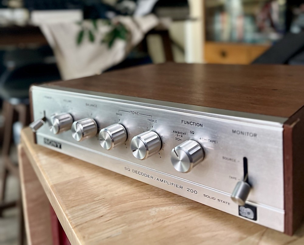 Vintage Sony SQA-200 Rare 4 Channel Quadraphonic Amplifier / SQ Decoder Tested