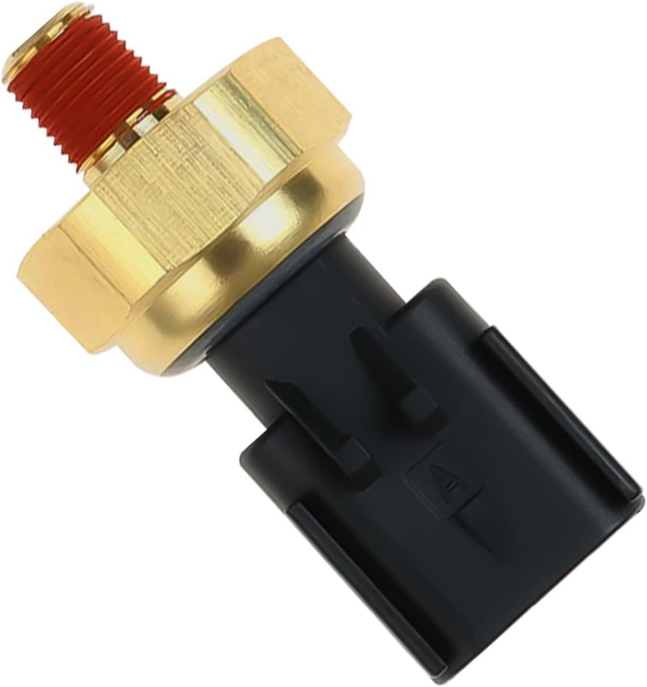 Engine Oil Pressure Sensor Sender Switch, Sending Unit, Black + golden