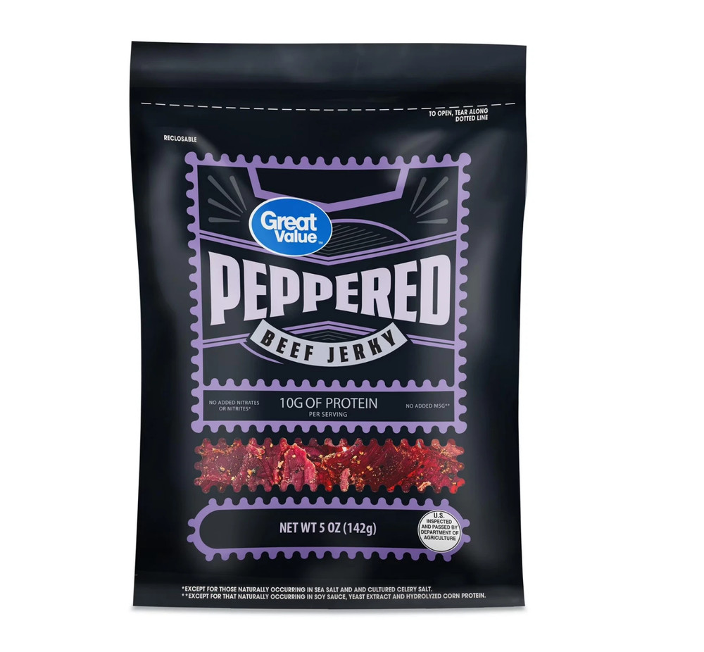 Great Value Peppered Beef Jerky, 5 Oz...