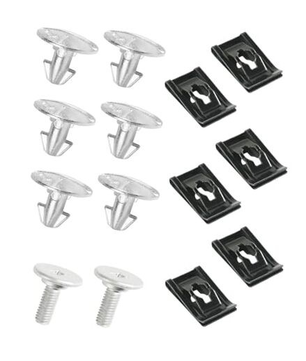 14 PCS Splash Shield Screws,Car Accessories Car Fastener,Lower Engine Cover