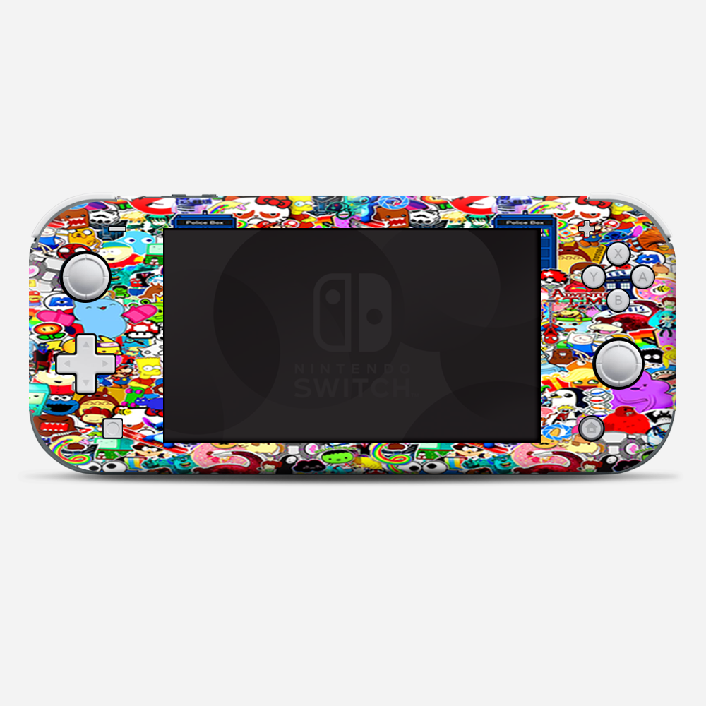 Skins Decals wrap for Nintendo Switch Lite - Sticker collage