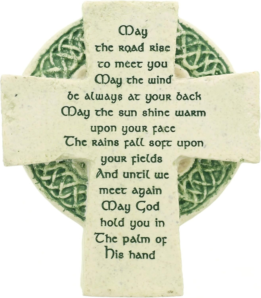 Petite Standing Cross Celtic Irish Blessing