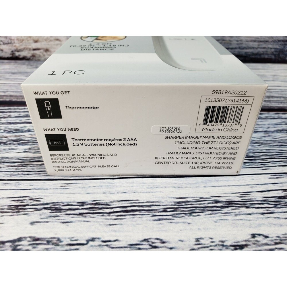 Sharper Image Digital Touchless Smart Forehead Thermometer