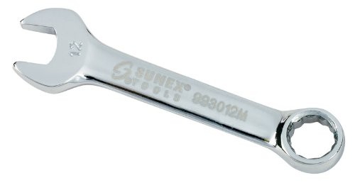 Sunex Tool 993012M 12mm Stubby Combination Wrench
