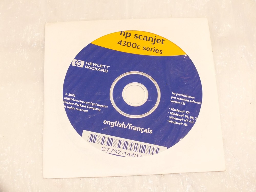 HP Deskjet 4300C Series Printer Software Disc Only