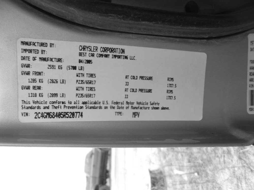 Used Front Left Steering Knuckle fits: 2005 Chrysler Pacifica Front Left Grade A