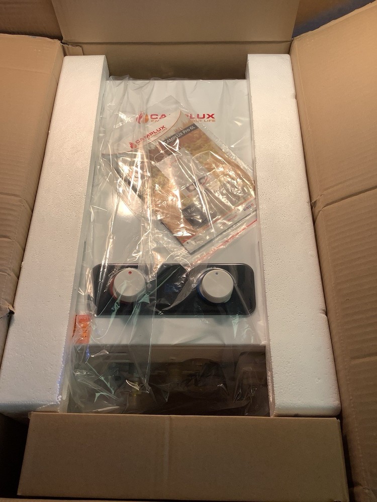 CAMPLUX Pro Portable Gas Tankless Water Heater 6L BD158 - NEW IN BOX