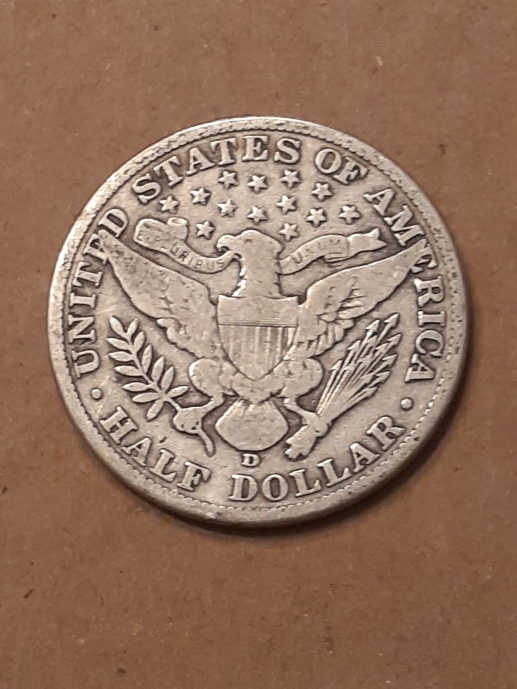 1912 D BARBER HALF DOLLAR