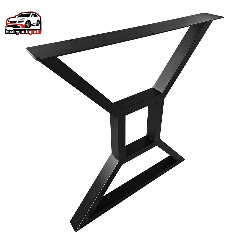 28''X-Shaped, 2PCs 440 Lbs Capacity, Black, Anti-Rust Iron, Baking Table Leg
