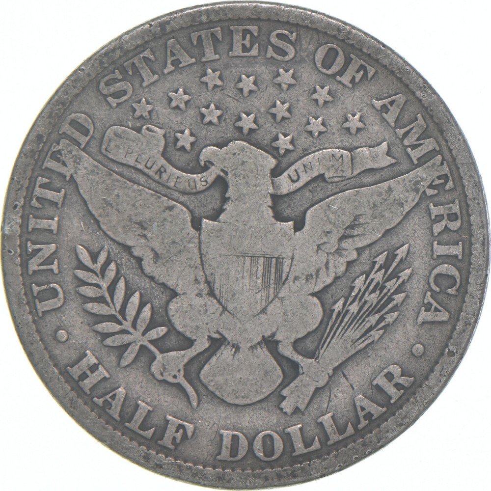 1902 Barber Half Dollar Average Circ