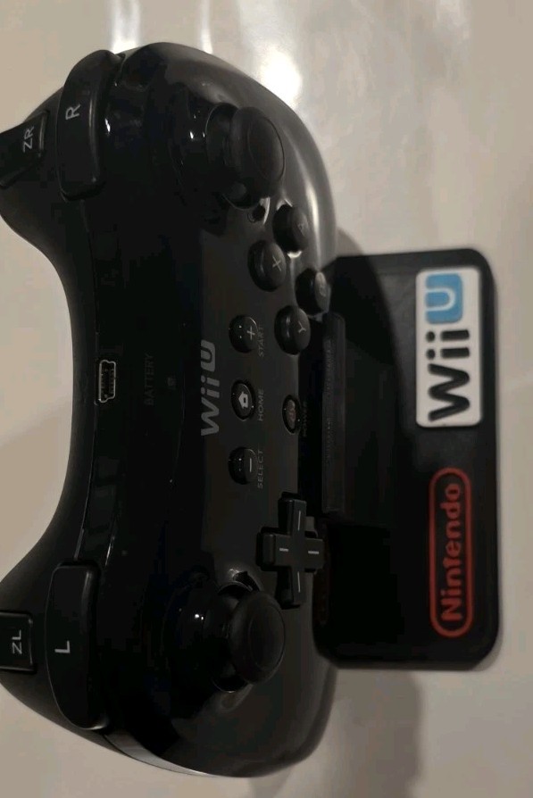 3D Printed Nintendo Wii U Pro Controller Display Stand Black