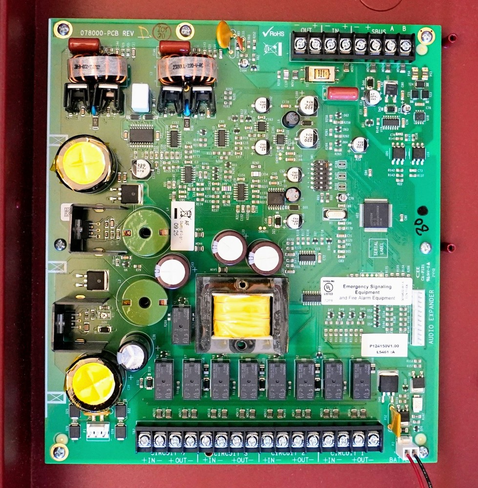 Honeywell Fire-Lite ECC-50DA Emergency Center Distributed Audio Amplifier