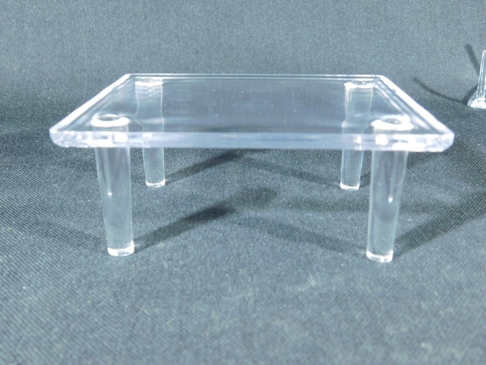 Display Stand Large Size FOUR Post Clear Lucite