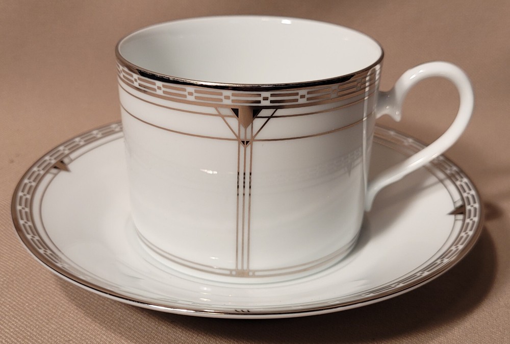 Noritake Palmer Platinum 5 Piece Place Setting EXCELLENT!