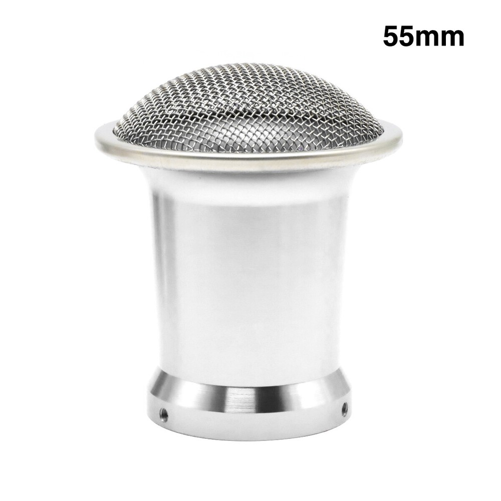 Motorcycle Carburetor Carb 55mm Velocity Stack w/ Net Screen Air Filter Cup