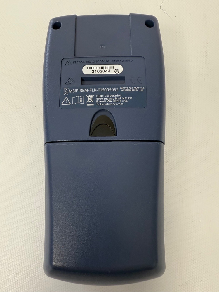 FLUKE NETWORKS CABLEIQ QUALIFICATION TESTER CIQ-100