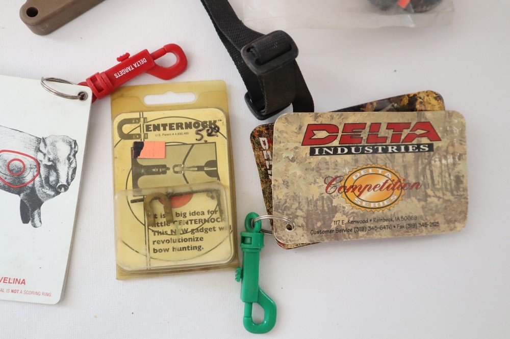 Assorted Archery Accessories Lot NEW & USED, Delta, HCA