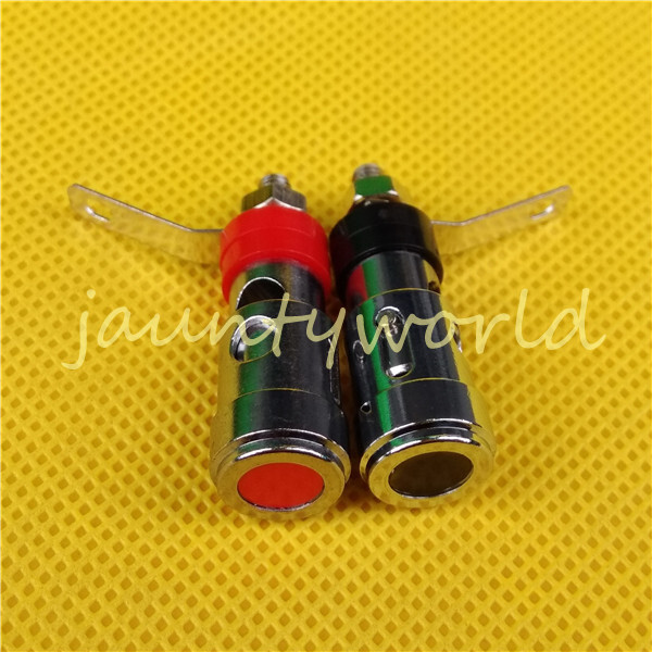2PC Spring Load Speaker Banana Amp Terminal Binding Post