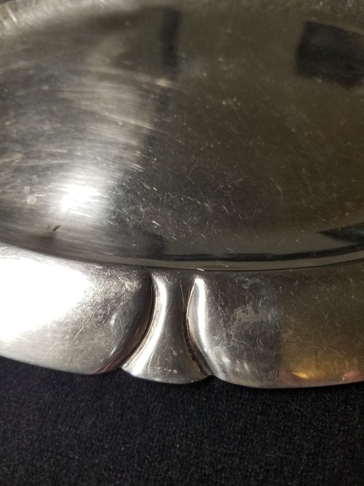 Maciel Mexico Oval Solid Sterling Silver 925 Tray 8.5" x 6.5" 211.8g