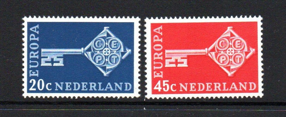 NETHERLANDS MNH 1968 SG1055-1056 EUROPA