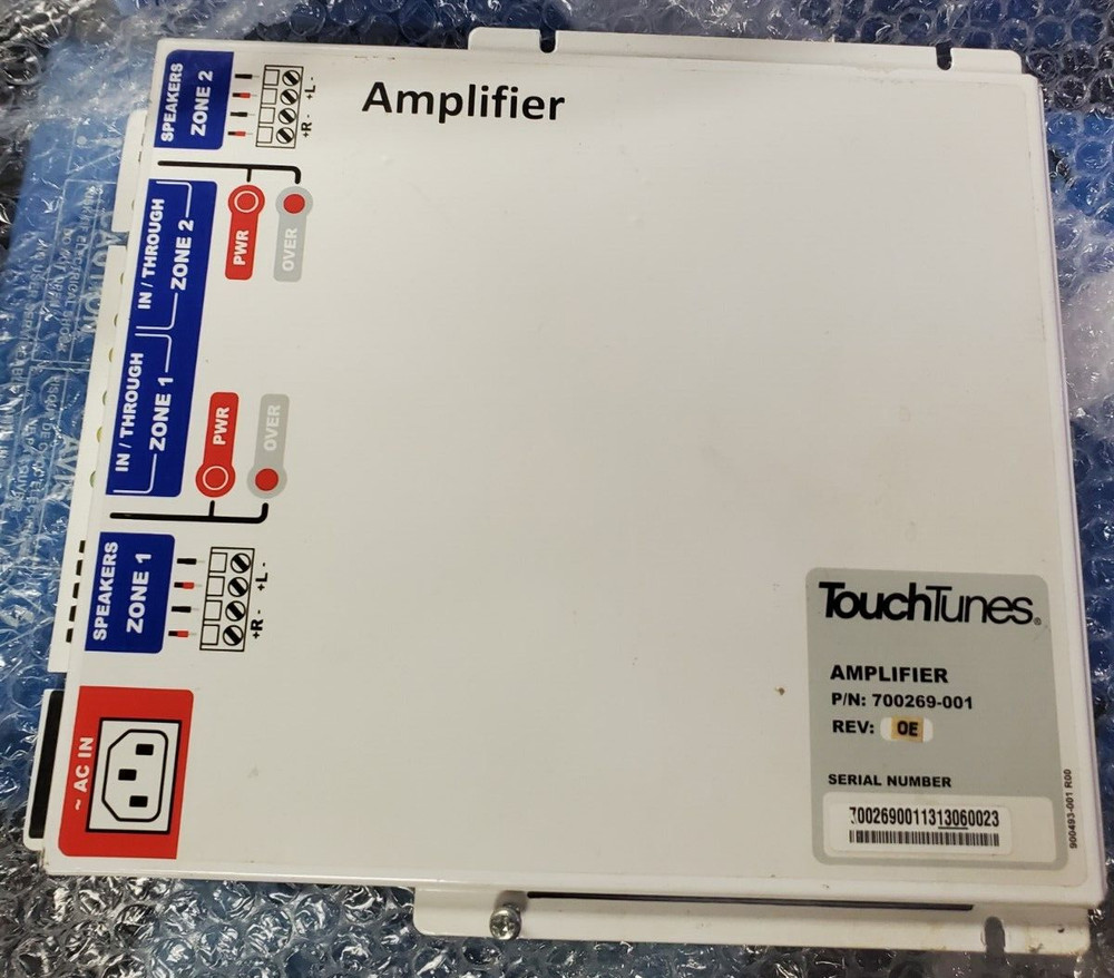 TOUCHTUNES Amplifier  - Repair Service