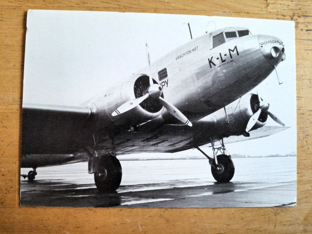 KLM Douglas DC-2-115 E PH-AKN Postcard