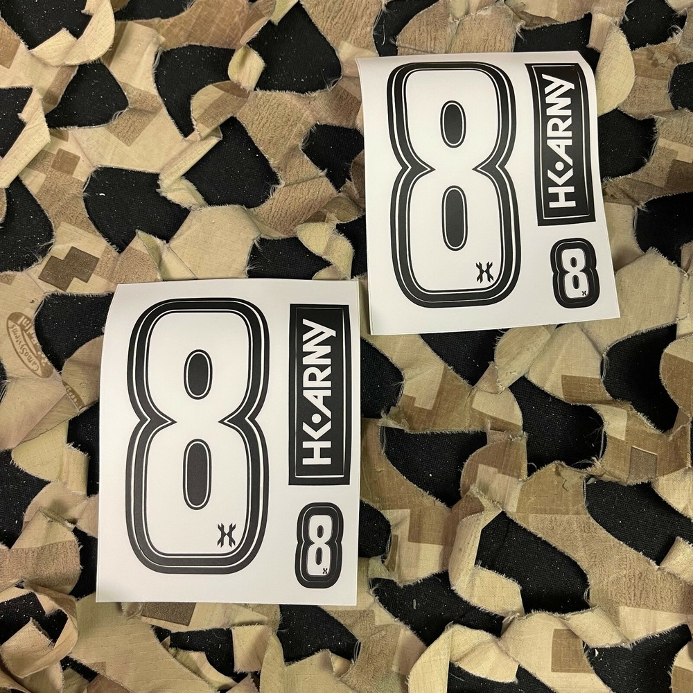 NEW HK Army Number Sticker Pack - 8