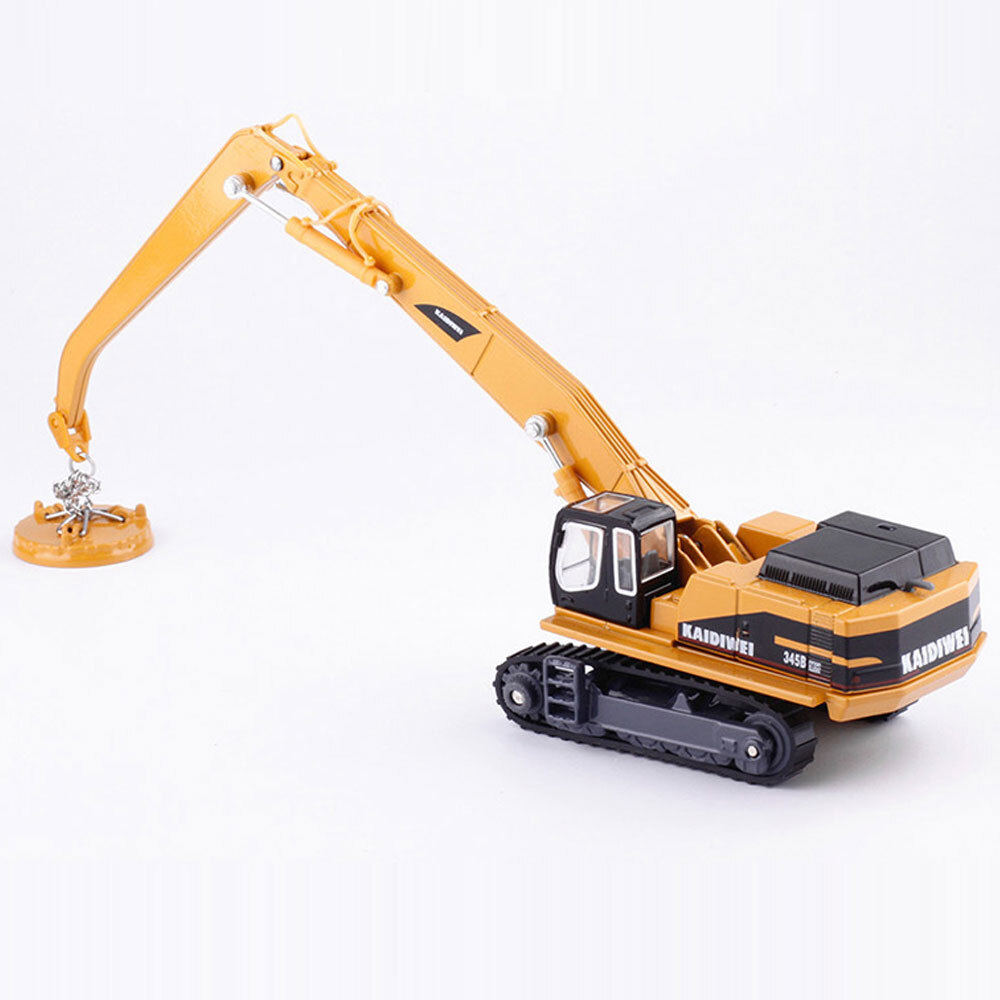 1:87 Scale Material Handler Crane Toy Model Metal Diecast Construction Equipment