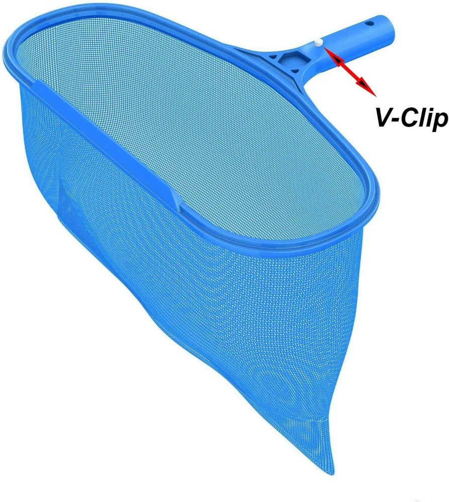 Durable V-Clips for Telescopic Pool Poles - Essential 6 Pack for Pool Cleaning