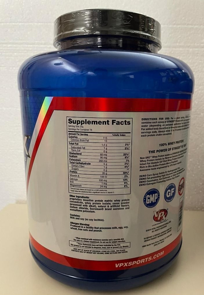 Syngex 5 Lbs Serious Chocolate 5 Lbs, 78 servings Mix smoothly