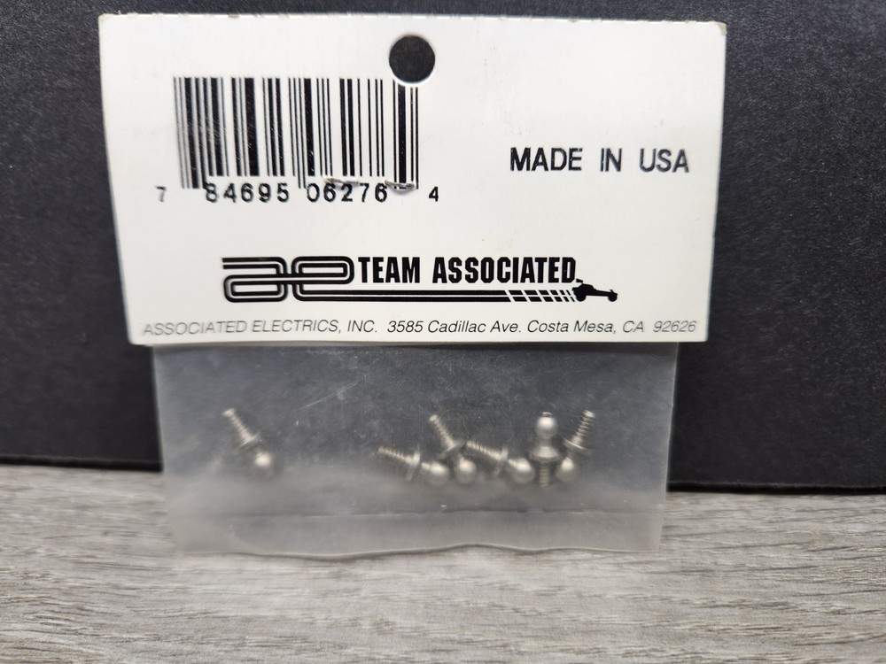 Team Associated 6276 BALLSTUD .200 SILVER Ball Stud New