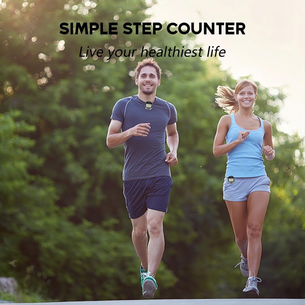 Portable Multi-Function Pedometer: Track Steps, Distance & Calories With Ease