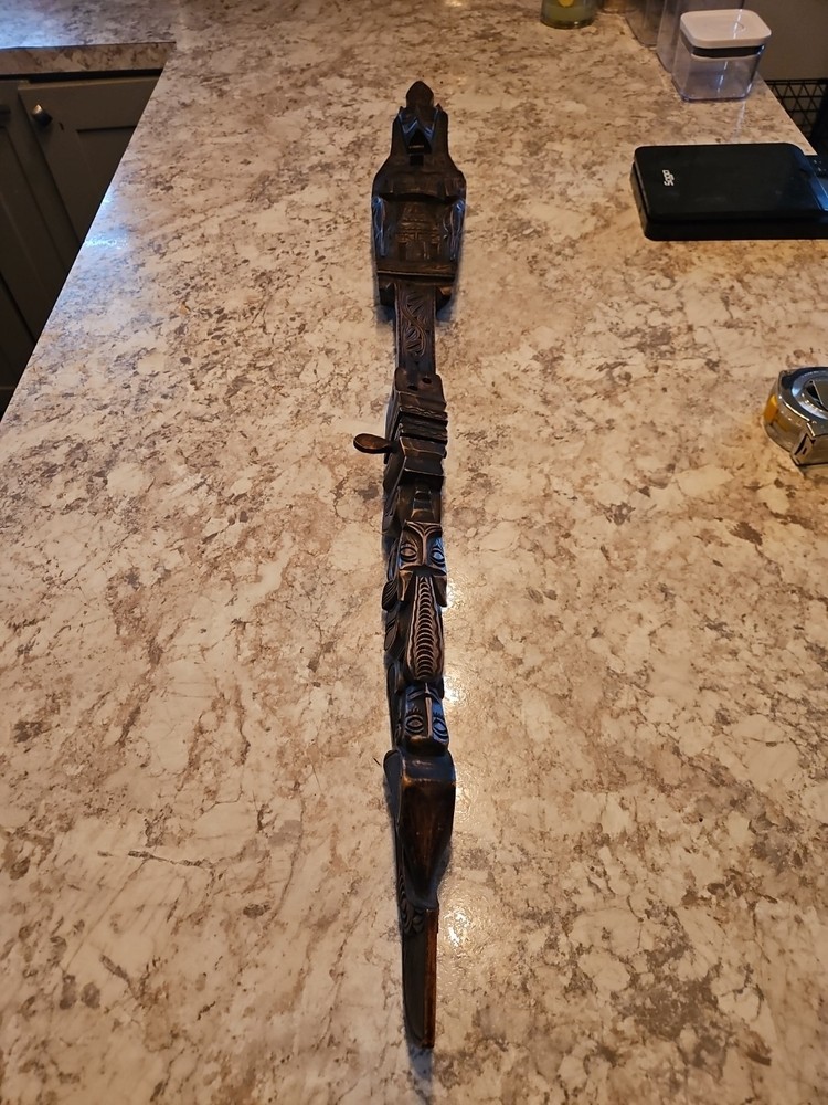 Hasapi Lute wood 2 string musical instrument