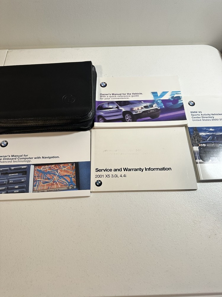 BMW X5 Owner's Manuals Set 2000/2001