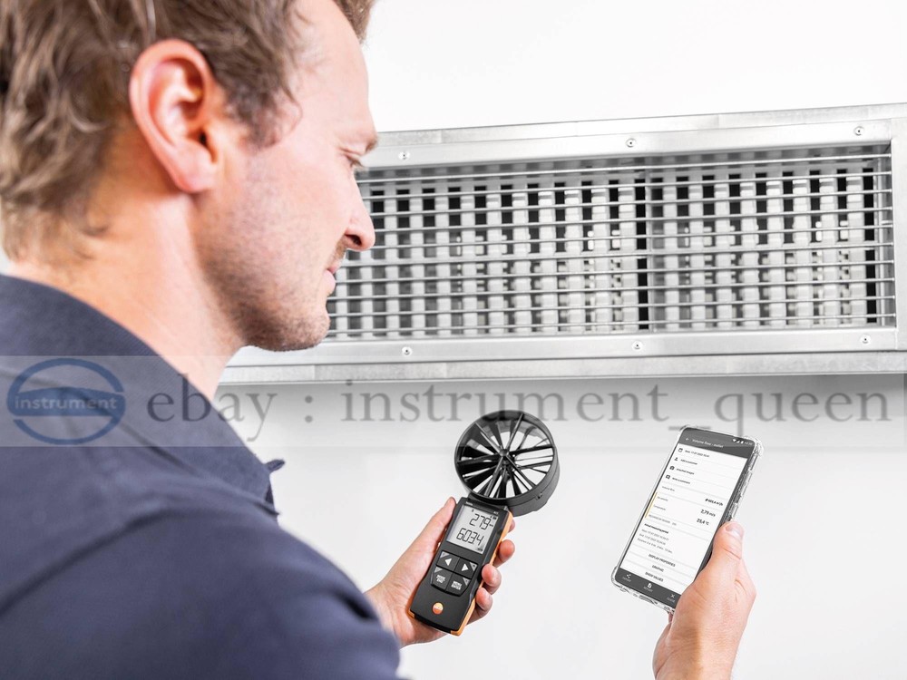Testo 417 Digital 100 mm vane anemometer with App connection 0563 0417